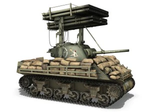 m4a3 sherman collection 3D Model