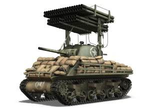m4a3 sherman collection 3D Model