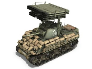 m4a3 sherman collection 3D Model