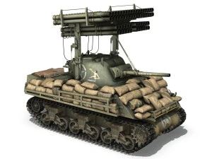m4a3 sherman collection 3D Model