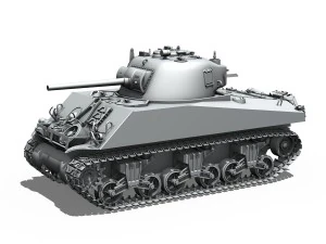 m4a3 sherman collection 3D Model
