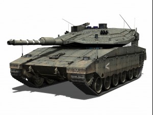 merkava iv - israel defense forces 3D मॉडल