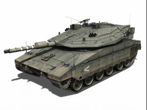 merkava iv - israel defense forces 3D मॉडल