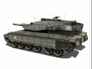 merkava iv - israel defense forces 3D मॉडल