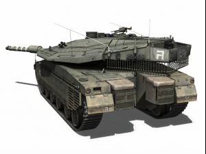 merkava iv - israel defense forces 3D मॉडल