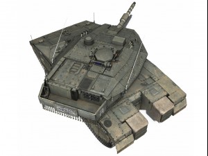 merkava iv - israel defense forces 3D मॉडल
