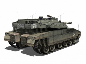 merkava iv - israel defense forces 3D मॉडल
