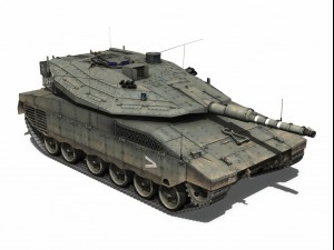 merkava iv - israel defense forces 3D मॉडल