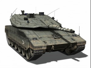 merkava iv - israel defense forces 3D मॉडल