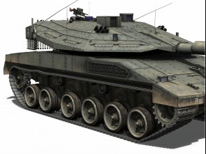 merkava iv - israel defense forces 3D मॉडल