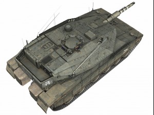 merkava iv - israel defense forces 3D मॉडल