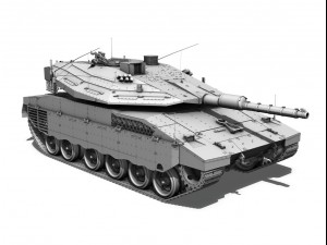 merkava iv - israel defense forces 3D मॉडल