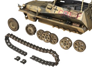 sdkfz 250 3 - greif - half-track command variant 3D Model