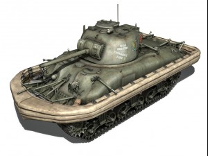 m4a1 sherman - duplex drive - dorabele 3D-Modell