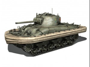 m4a1 sherman - duplex drive - dorabele 3D-Modell