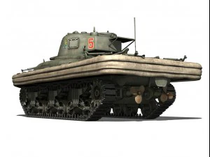 m4a1 sherman - duplex drive - dorabele 3D Model