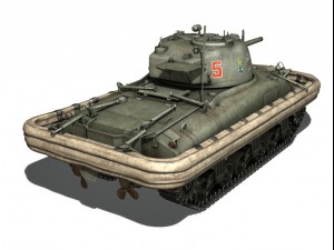 m4a1 sherman - duplex drive - dorabele 3D-Modell