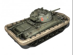 m4a1 sherman - duplex drive - dorabele 3D-Modell