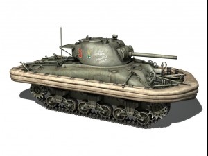 m4a1 sherman - duplex drive - dorabele 3D-Modell