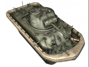 m4a1 sherman - duplex drive - dorabele 3D Model
