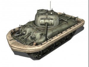 m4a1 sherman - duplex drive - dorabele 3D-Modell