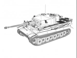 deutsches afrika korps dak collection 3D Model