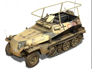 deutsches afrika korps dak collection 3D Model