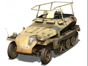 deutsches afrika korps dak collection 3D Model