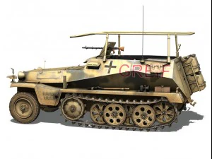 deutsches afrika korps dak collection 3D Model