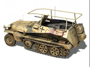 deutsches afrika korps dak collection 3D Model