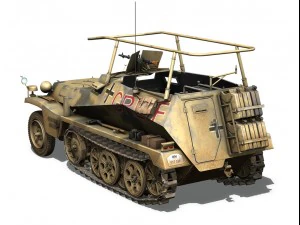 deutsches afrika korps dak collection 3D Model