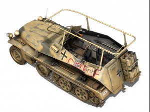 deutsches afrika korps dak collection 3D 模型