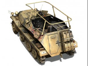 deutsches afrika korps dak collection 3D Model
