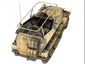 deutsches afrika korps dak collection 3D Model