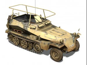 deutsches afrika korps dak collection 3D Model