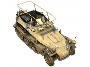 deutsches afrika korps dak collection 3D Model