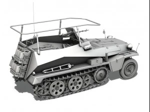 deutsches afrika korps dak collection 3D Model