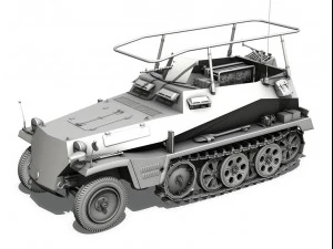 deutsches afrika korps dak collection 3D Model