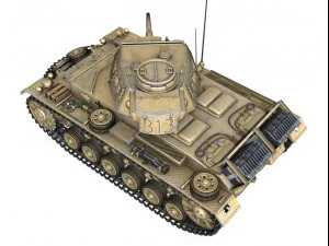 deutsches afrika korps dak collection 3D Model