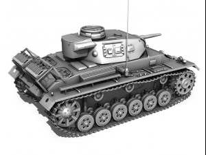 deutsches afrika korps dak collection 3D Model