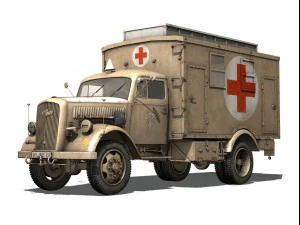 deutsches afrika korps dak collection 3D Model