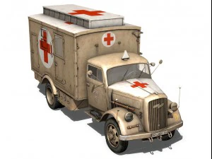deutsches afrika korps dak collection 3D Model