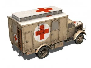 deutsches afrika korps dak collection 3D Model
