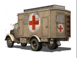 deutsches afrika korps dak collection 3D Model