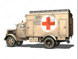 deutsches afrika korps dak collection 3D Model