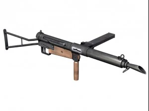 Sten-Maschinenpistolen-Sammlung 3D Modell