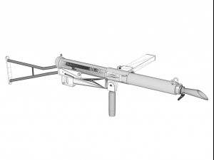 sten submachine collection 3D Model