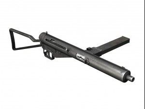 sten submachine collection 3D Model