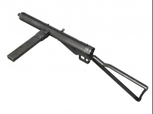 sten submachine collection 3D Model