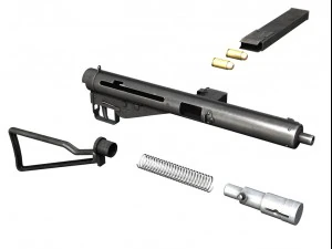 Sten-Maschinenpistolen-Sammlung 3D Modell